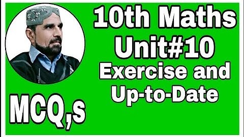 MCQs miscellaneous exercise 10 unit 10 class 10 math | sir Abbas#abbasmaths