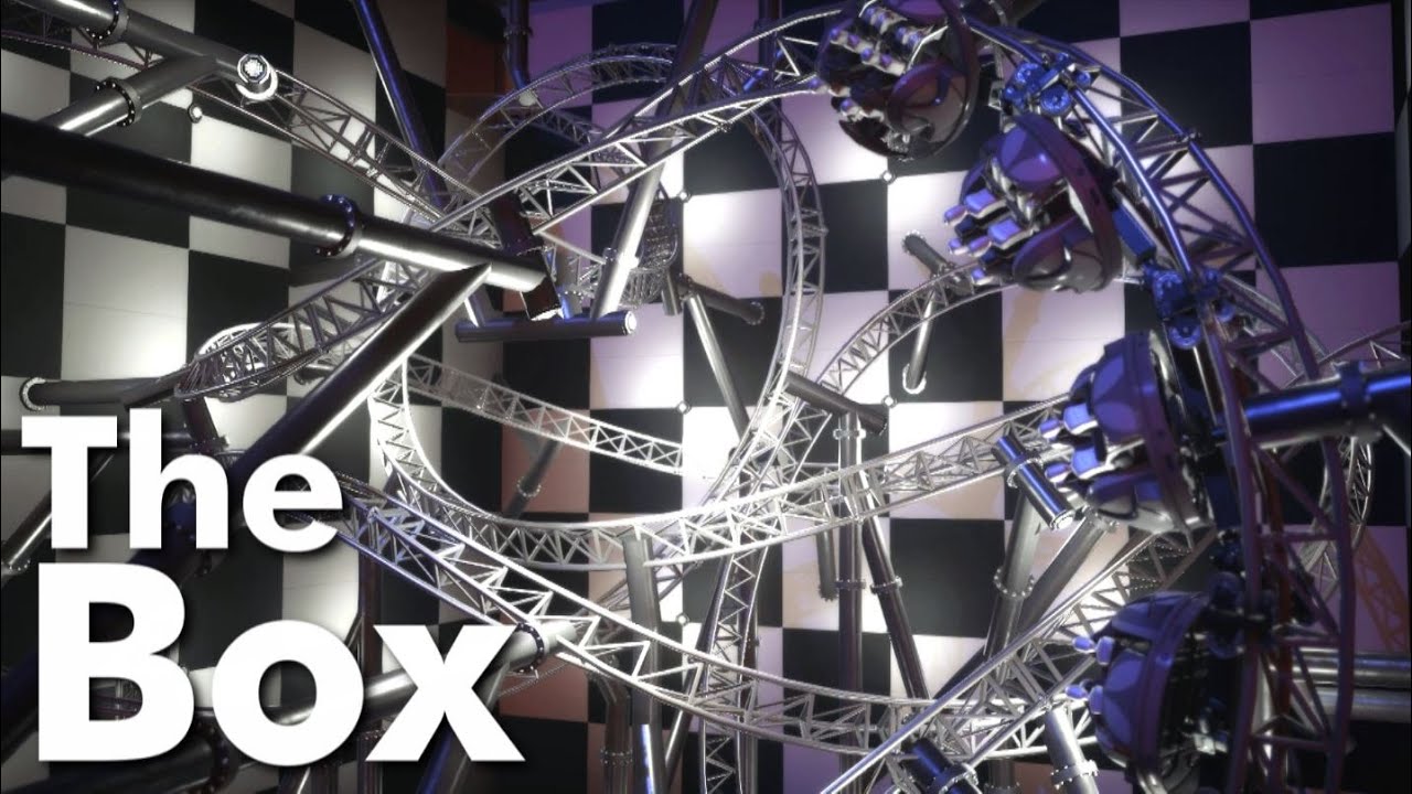 Planet Coaster - The Box Redux (Таймлапс + вид от первого лица)