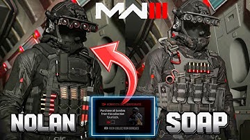 Nolan PRECISE EXECUTION VS Soap Masked Skin Comparison | MW3 & Warzone Konni Collection Reward