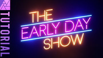 Affinity Photo - Neon text effect tutorial