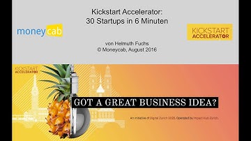 Kickstart Accelerator: 30 Startups in 6 Minuten