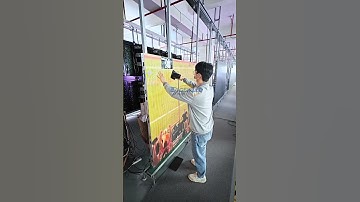 Why does it look so easy? #ledscreen#eagerled #leddisplay