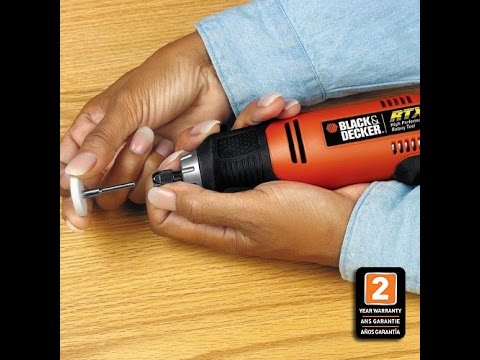 BLACK DECKER ROTARY TOOL - ACCESSORIES REVIEW & USAGE - PART I 