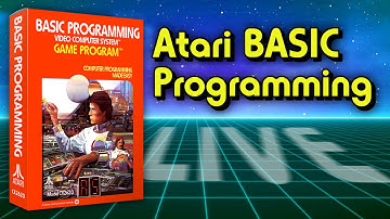 🔴 ATARI 2600 Basic Programming LIVE! - The Keypads, The Manual, and ALL