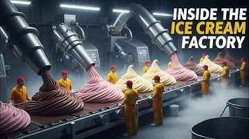 How Ice Cream Is Made Today | Inside the Modern Ice Cream Factory (Full Process)