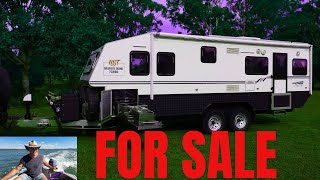 WHAT THE HECK KARLS IN A BOAT!!!!  BUSHTRACKER CARAVAN FOR SALE #travel