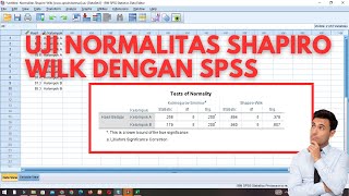 Uji Normalitas Shapiro Wilk dengan SPSS