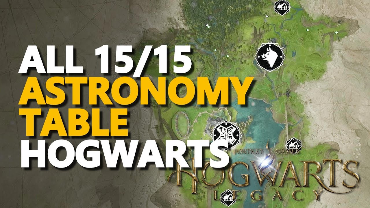 All Astronomy Table Hogwarts Legacy - YouTube