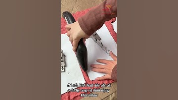 Cắt mẫu vải mượt mà với chiếc kéo này - Kéo cắt YJC1 | Song Anh MK #Phutungmaykhausonganh