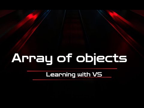 Array of Objects in CPP (2nd Lecture) @learningwithvs