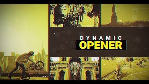 Dynamic Urban Opener - After Effects Template