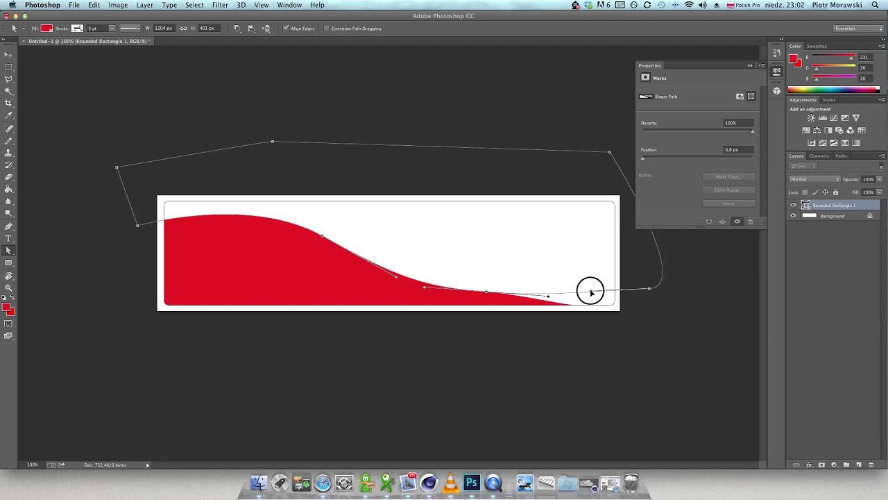 Make Waves In Photoshop Cs Cc Shapes Path Youtube