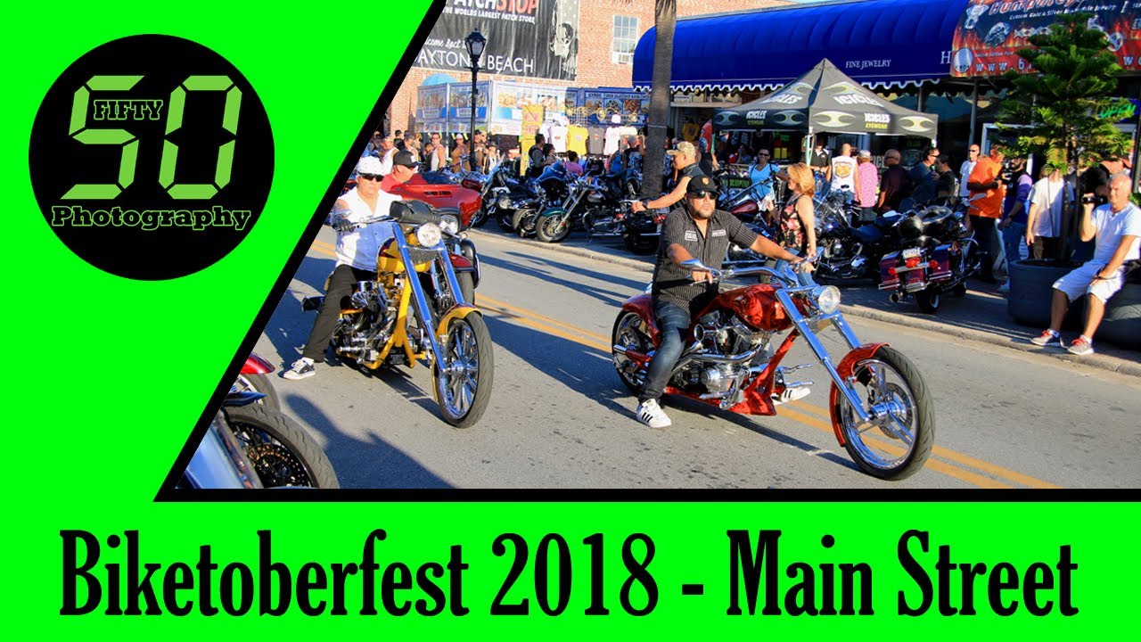 Biketoberfest Main Street YouTube
