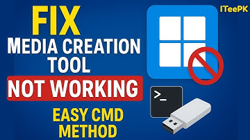 Fix Media Creation Tool Not Working in Windows | Easy CMD Method (No Software Needed)