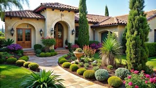Get Inspired by Mediterranean Front Yard Landscaping Magic