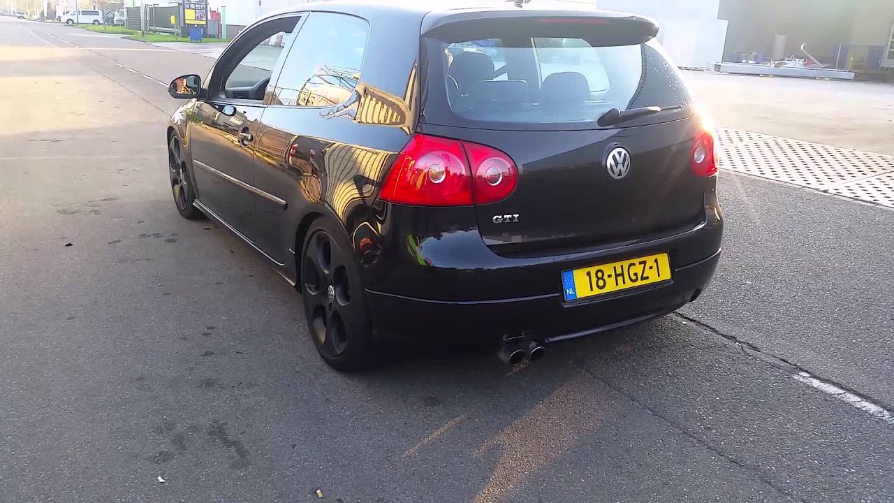 Golf 5 gti 3" inch downpipe + resonator delete