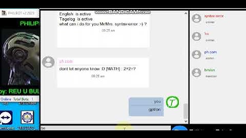 VB.NET PHILBOT V2 FOR TALKINCHAT