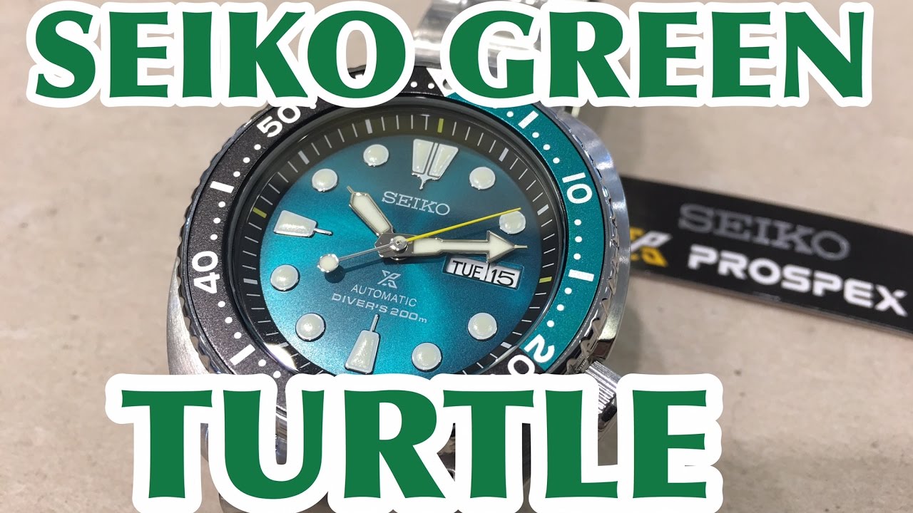 SEIKO GREEN TURTLE LIMITED EDITION SRPB01K1 SRPB01 - YouTube