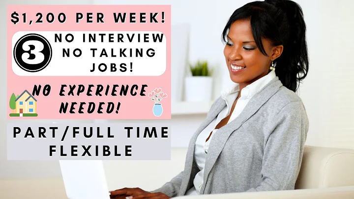 3 REMOTE JOBS $1,200 PER WEEK! *NO INTERVIEW* NO TALKING ON THE PHONE! PART/FULL TIME! NO EXPERIENCE - DayDayNews