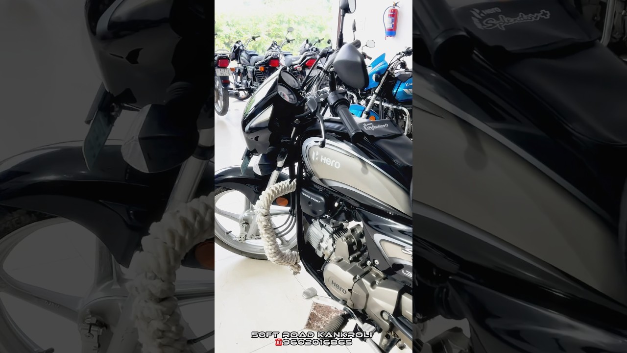 Splendor 2024 model 🤩All second hand bikes available Best price🤩Splendor black 