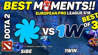 SIBE vs 1WIN - HIGHLIGHTS - European Pro League S18 | Dota 2