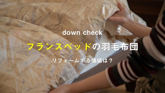 フランスベッド　羽毛布団 羽毛ふとん：JOORYU 特長（フランスベッド） - YouTube