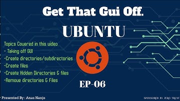 Mastering Ubuntu: Create Files and Directories | Linux Tutorial Series Episode 1