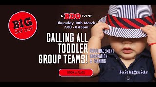 Big Day Out - Toddler group training