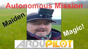 Arduplane magic! Autonomous Bixler+PixHawk maiden launch to landing mission in my "BixHawk"