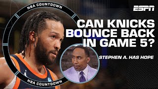 Stephen A. says ‘shorthanded’ Knicks are facing the pressure heading into Game 5 | NBA Countdown screenshot 5