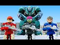 Scary Teacher 3D Boss Ice Scream - Ironman Nick and Tani vs Robot Zombie Animation