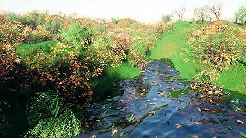 Blender - Large Scale Forest Flyover