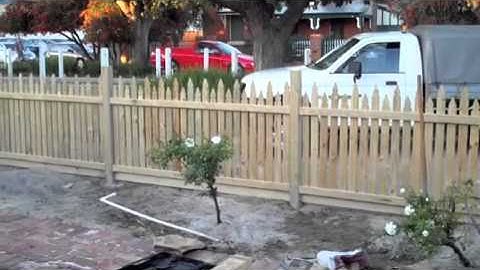 Pine Picket Fence & Gates