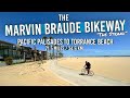 The FULL Marvin Braude Bikeway "The Strand Bike Path" - SANTA MONICA,VENICE,TORRANCE BEACH, Relaxing