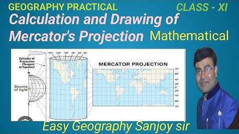 Calculation and Drawing of Mercator