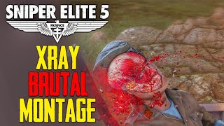 Sniper Elite 5 | Xray Kill Cam Brutal Compilations