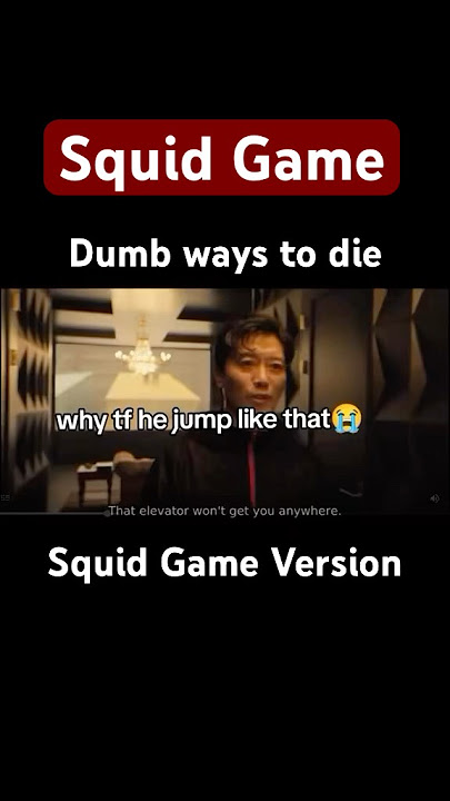 Dumb Ways To Die Squid Game Version | Elevator Scene