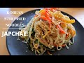 Delicious Korean stir fried noodles | Japchae | How to make Japchae