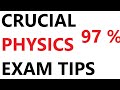 Physics Exam Tips Quiz