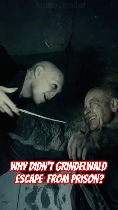 Why didn't Grindelwald escape from Nurmengard prison?  #shorts #harrypotter #grindelwald #voldemort