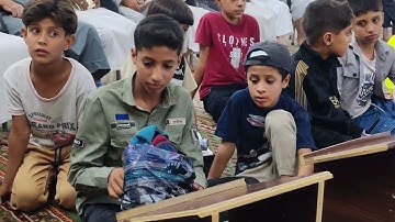 تكريم كوكبة من طلاب القرآن الكريم في مسجد العرفي بمدينة #ديرالزور