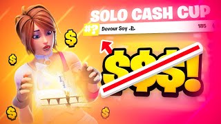 How I NEARLY Made Money in the Solo Cash Cup on CONSOLE! (BEST PLACEMENT)