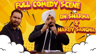 Full Comedy Scene | BN Sharma | Harby Sangha | Funny Clip | Punjabi Movie Clip