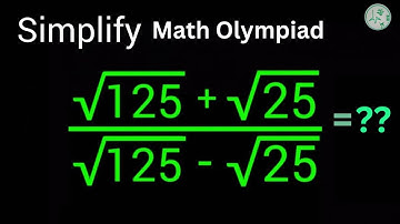 A Nice Square Root Math Simplification How to Solve 👇Math Olympiad