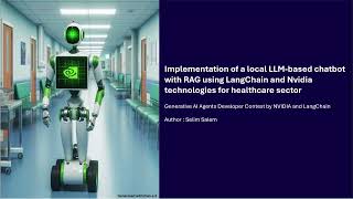 Implementation of a local LLM chatbot with RAG for healthcare using LangChain and Nvidia techs