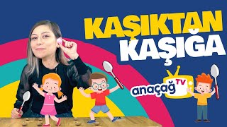 Kaşiktan Kaşiğa Nesne Aktarma Etki̇nli̇ği̇ / Eğitici Çocuk Etkinlikleri / Anaçağ Tv