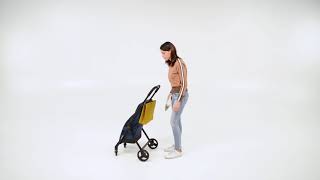 FoppaPedretti Go Fast Einkaufstrolley zusammenklappbar Amber
