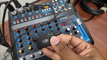 How to connect DJI Mic Mini to a Mixer and  use it as a professional mic!?! 🤯🔥🎤
