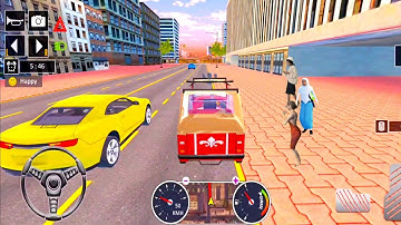 Tuk Tuk auto rickshaw driver game - driving games fans - Android iOS Gameplay #14