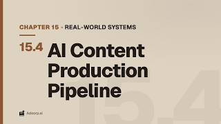 15.4 AI Content Production Pipeline | Real-World Systems